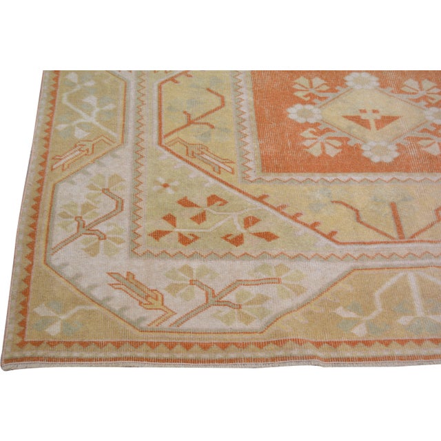 Vintage Turkish Anatolian Hand Knotted Wool Rug, 5'4''x8'3'' For Sale - Image 4 of 4