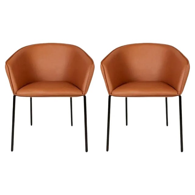 Set of Leather You Chaise Chairs by Luca Nichetto For Sale - Image 11 of 11