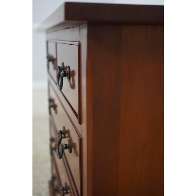 Pair of Stickley Antiquities Mahogany Bachelor Chests For Sale - Image 13 of 18