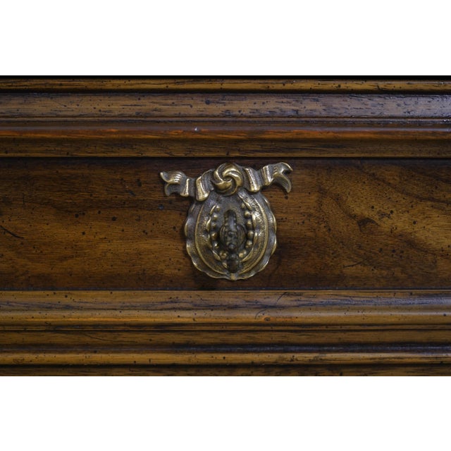 Pair of Henredon Walnut French Style Nightstands For Sale - Image 13 of 18