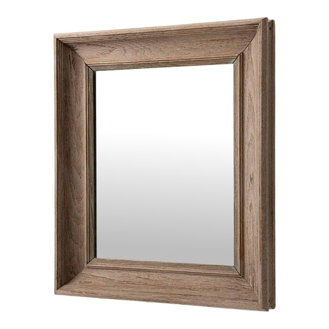 19th Century France Red Wood Mirror For Sale
