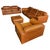 DS-101 Cognac Leather Sofas, Armchair and Ottoman from De Sede, 1970s, Set of 4 For Sale - Image 15 of 15