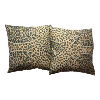 Lisa Fine Textiles “ Lahore” Pillow Covers- Set of 2 For Sale