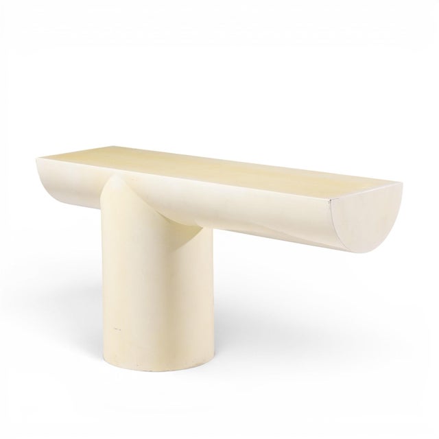 Mid-Century Modern J. Wade Beam for Brueton Mid Century "Tee" Console Table For Sale - Image 3 of 9