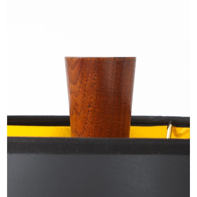 Marshall Studios Martz Marshall Studio Ceramic Tile and Walnut Floor Lamp For Sale - Image 4 of 8