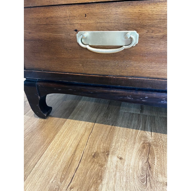 Vintage Mid-Century Modern Chin Hua Style Credenza Sideboard Cabinet Long Dresser by Lane Furniture For Sale - Image 15 of 17
