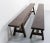 1970s Set of French Antique Style Farmhouse Benches in Solid Pine, 1930s For Sale - Image 5 of 10