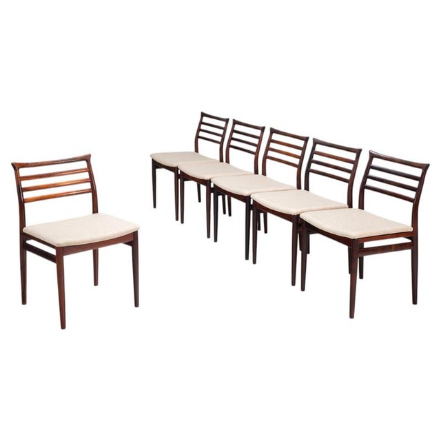 Dining Chairs in Rosewood by Erling Torvits for Sørø Stolefabrik, Denmark, 1960, Set of 6 For Sale - Image 15 of 15