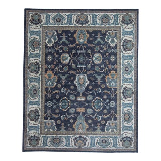 Turkish Oushak Antique Look Rug 12'4" x 15'4" #20321 For Sale