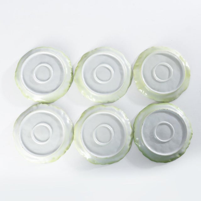 Antique Lettuce Ware Dishes - 8 pcs For Sale - Image 6 of 18