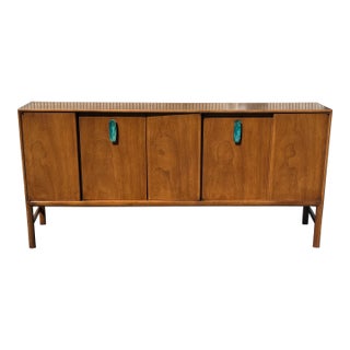 Vintage Mid-Century Walnut Credenza by Raymond Sobota for Mount Airy, 1960s For Sale