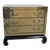 Vintage Brass Ming Style 3 Drawer Chest For Sale