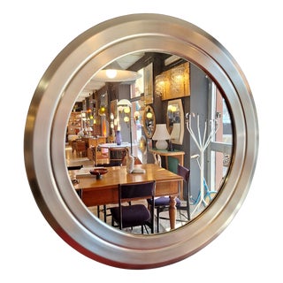 Large Round Mirror by Gianni Moscatelli for Formanova, Italy, 1970s For Sale