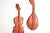 • Pair of vintage mid century musical instrument wall plaques circa 1960. • Violin and mandolin. • Solid cast aluminum. •...