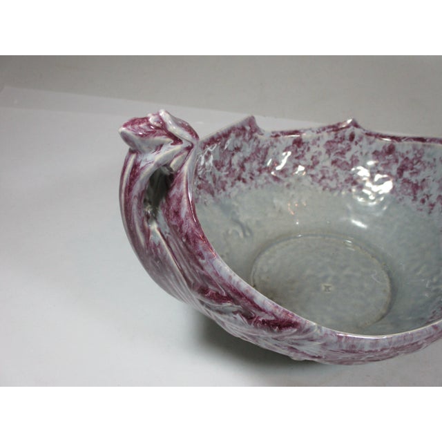 McCoy Handled Leaf Bowl For Sale - Image 4 of 11