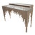 1950s Schumacher Tubular Chrome & Glass Top Console Tables - A Pair For Sale