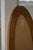 Gold Large Oval Wall Mirror in Pine by Glasmäster Markaryd, Sweden, 1960s For Sale - Image 8 of 17