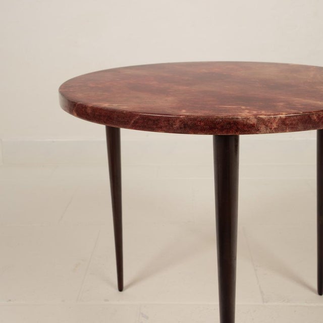 Low Parchment Table by Aldo Tura, 1950s For Sale - Image 10 of 18