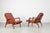 Italian Armchairs with Adjustable Backrest, 1950s, Set of 2 For Sale - Image 3 of 18