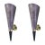 21st Century Purple Torchere Sconces, a Pair For Sale - Image 9 of 9