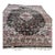 Vintage 1970s Chinese Silk Rug, Floral Medallion, Green Field, 8'10" X 11'11" (247cm X 363cm) For Sale