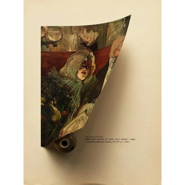 The School of Paris 1950s After Toulouse-Lautrec "Private Room at the Rat Mort" Vintage Full Color Print For Sale - Image 3 of 8