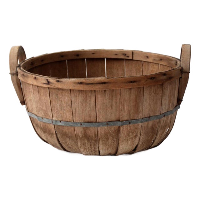 Antique Orchard Basket For Sale