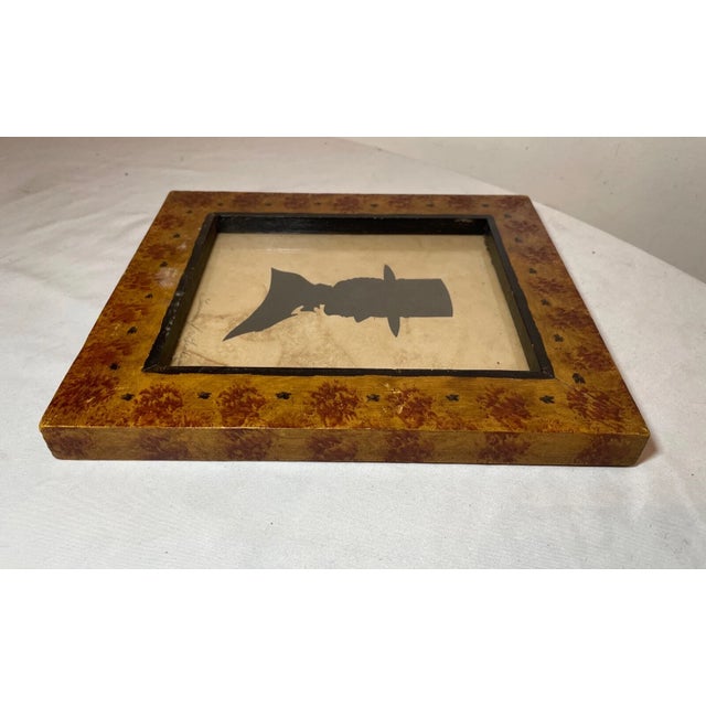 Paper Antique 1800's Terrence Graham Cut Out Black Silhouette Portrait Abraham Lincoln For Sale - Image 7 of 10