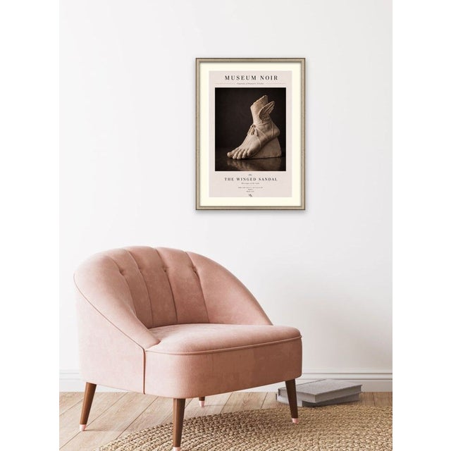 Atelier Aria Lumae Museum Noir the Winged Sandal Classical Hellenistic Sculpture Fine Art Gallery Board Print 16 X 24 For Sale In San Antonio - Image 6 of 18