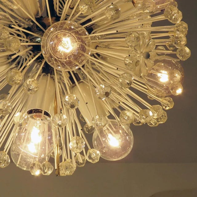 Transparent Emil Stejnar for Nikoll Chandelier, 1950 For Sale - Image 8 of 10