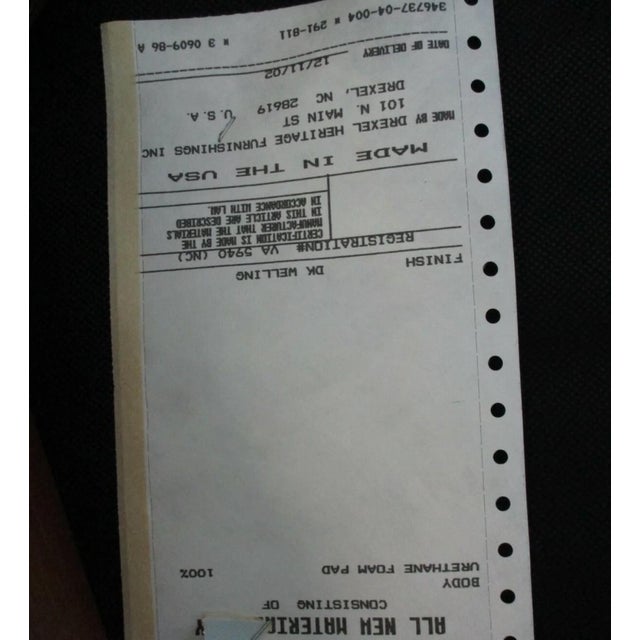 1980s Pair Drexel Mahogany Chippendale Shield Back Dining Side Chairs C For Sale - Image 13 of 14