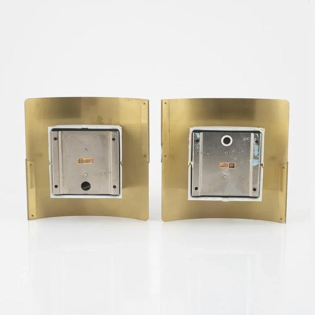 Bandet Wall Lamps by Peter Celsing for Falkenbergs Belysning, 1960s, Set of 2 For Sale - Image 3 of 5