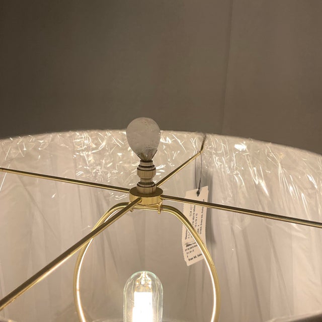 1950s Vintage Carved Natural Alabaster Floral Lamps - a Pair For Sale - Image 5 of 12