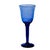 Late 20th Century Mexican Handblown Cobalt Blue Stem Glasses, Set of 9 For Sale In San Francisco - Image 6 of 13