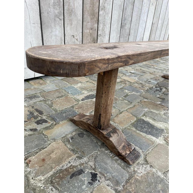 Farm Tan Oak Bench For Sale - Image 4 of 10