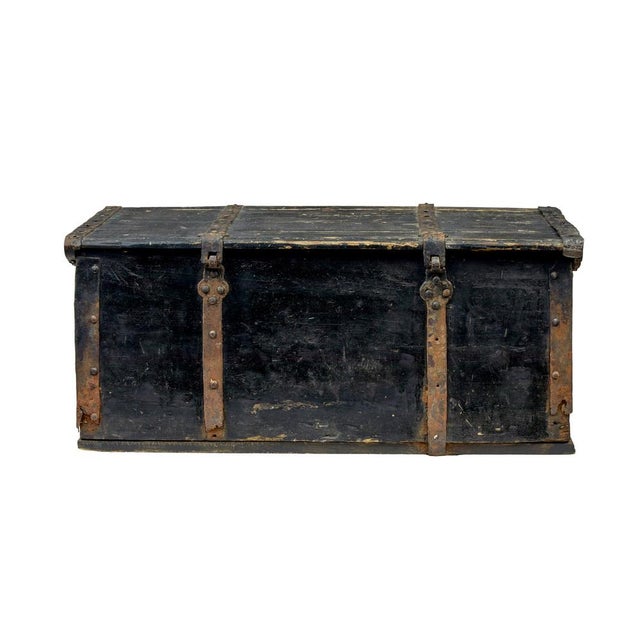 Mid 19th Century Mid-19th Century Scandinavian Painted Pine Chest, 1840s For Sale - Image 5 of 10