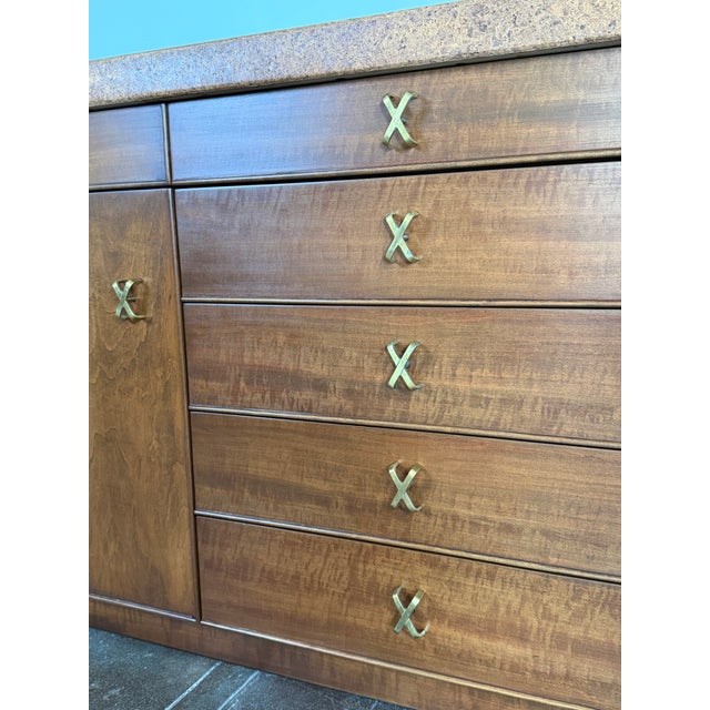 Mid Century Paul Frankl Cork Credenza For Sale - Image 9 of 13