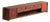 Low Antique Sideboard in Red-Lacquered Elm, China, 1900 For Sale