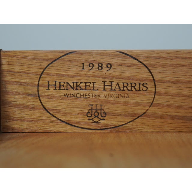 Henkel Harris Model 6003 Mahogany John Hancock Secretary Desk For Sale - Image 16 of 17