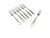 Art Deco Forks from Hefra, Poland, 1960s, Set of 7 For Sale - Image 6 of 13