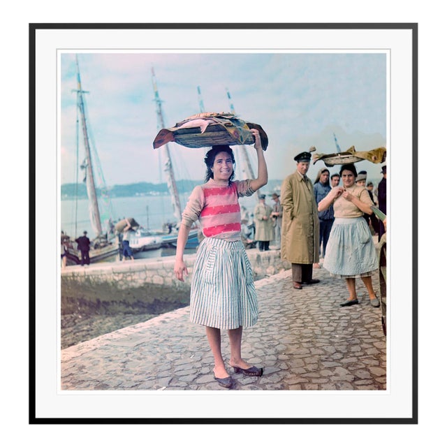 Toni Frissell 'Waterfront' Archival Pigment Print Framed in Black For Sale