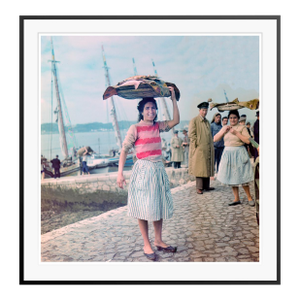 Toni Frissell 'Waterfront' Archival Pigment Print Framed in Black