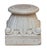 Antique Carrera Marble Column Base For Sale - Image 9 of 11