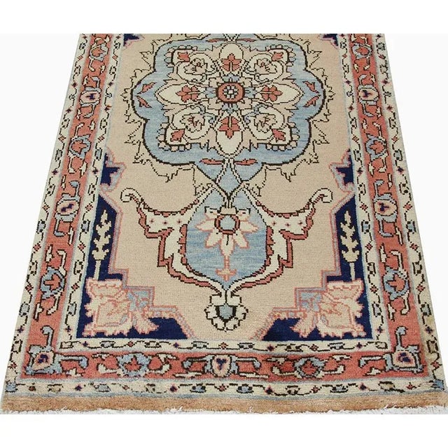 1980s Old Persian Heriz Area Rug 2’9″ X 5’7″ For Sale - Image 5 of 9
