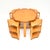 Art Deco Birds Eye Maple Nesting Tables, 1930s, Set of 5 For Sale - Image 4 of 11
