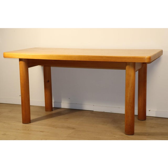 Modernist Pine Table by René Martin, 1960s For Sale - Image 13 of 18