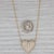 2.70ctw Diamond Heart Pendant Necklace 18k Yellow Gold 15.5" Rope Chain For Sale In Greensboro - Image 6 of 7