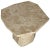 Noir NOIR Polyhedron Side Table, White Marble For Sale - Image 4 of 7