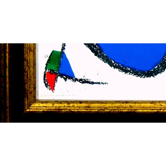 Lithography engraving handgraph signature in pencil published in the maeght editeur catalog certificate of authenticity...