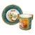 19th Century French Blue Ground Porcelain Cup & Saucer For Sale